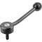 Kipp Adjustable Tension Levers low profile, external thread, 15 Degree, metric K0114.3122X30 - alternate 1